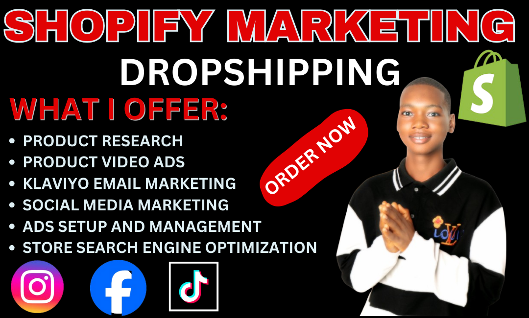 I Will Boost Shopify Sales for Your Dropshipping Store with Effective Marketing on Sales Funnel