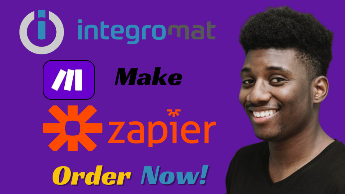 I Will Set Up Make.com Workflow, Zapier Automation, Integromat, and More