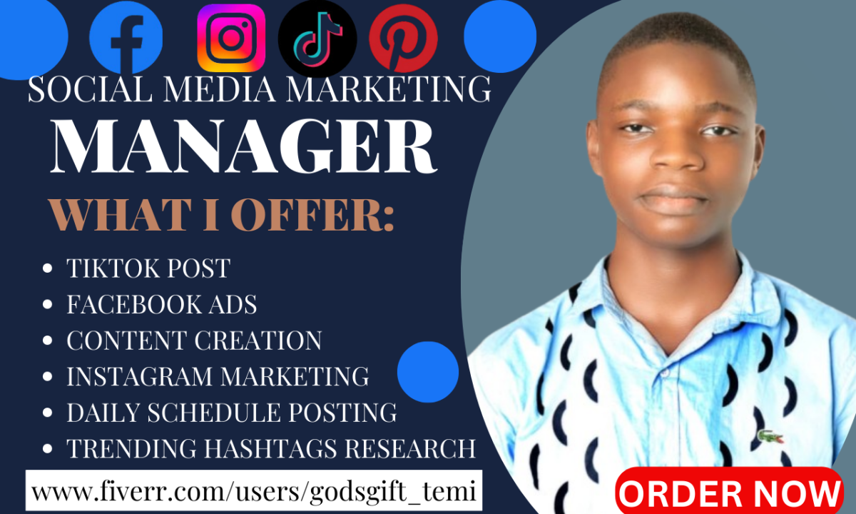 I Will Be Your Social Media Manager for Facebook Ads, Instagram Marketing, and Content Creation