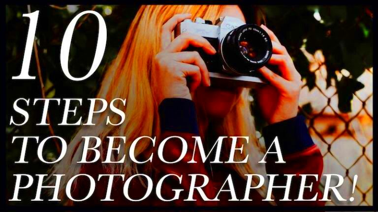 How To Become A Photographer 10 Step Tutorial Signature Edits