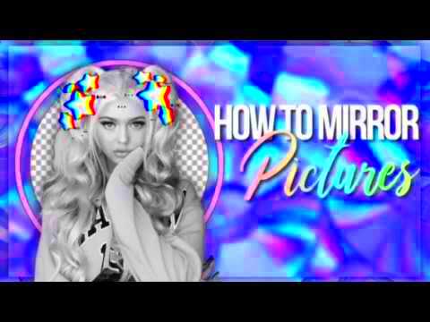 How to  mirror photos tutorial  free  YouTube