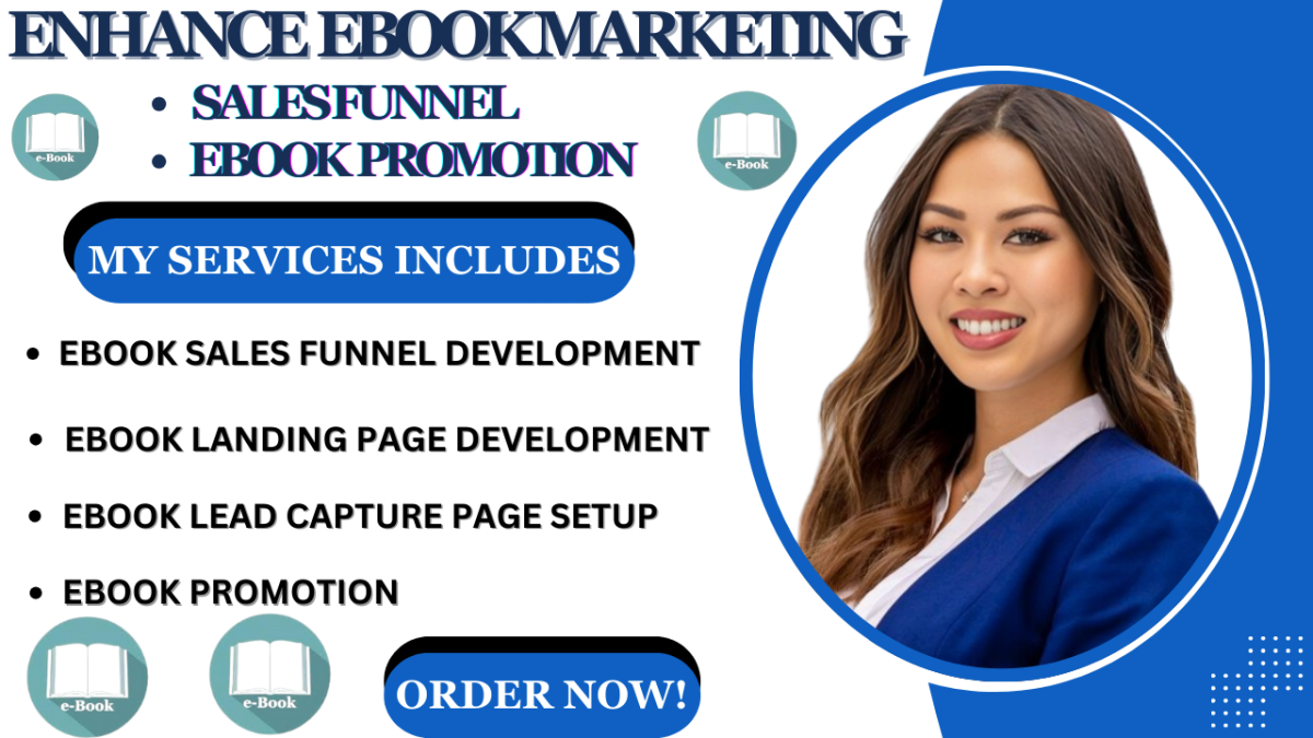 I Will Enhance Your eBook Marketing Sales Funnel and Promotion