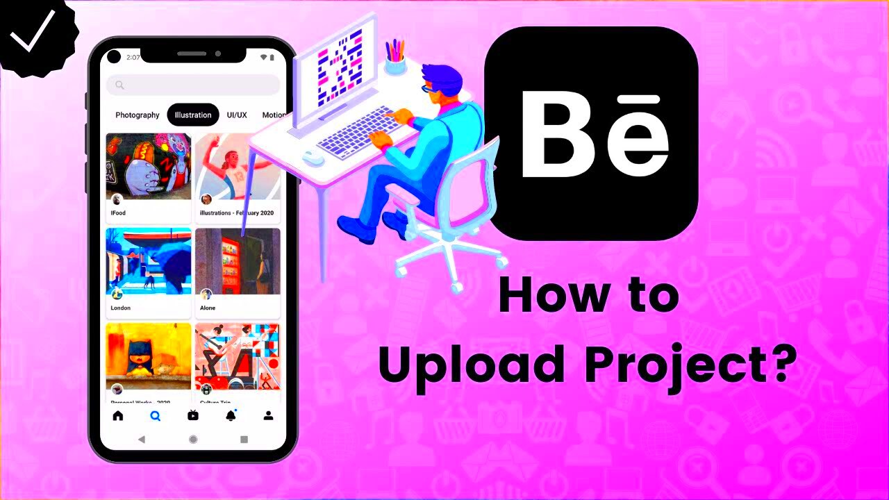 How to Upload Project to Behance Behance Tips YouTube