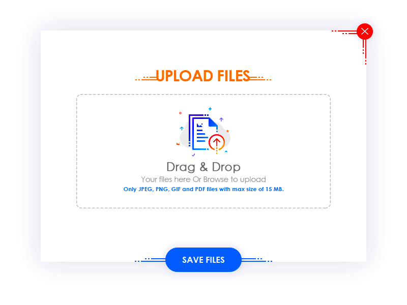 File Upload UI Behance