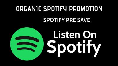 I Will Promote Your Spotify Music Pre-Save Campaign and Make it Viral on Spotify