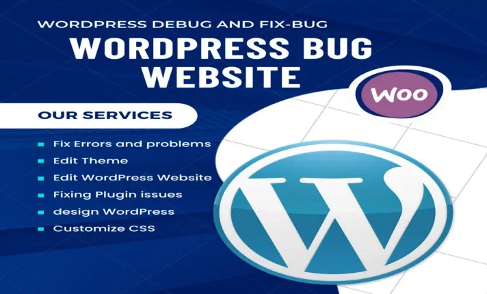 I Will Fix Any WordPress Errors or Bugs Professionally