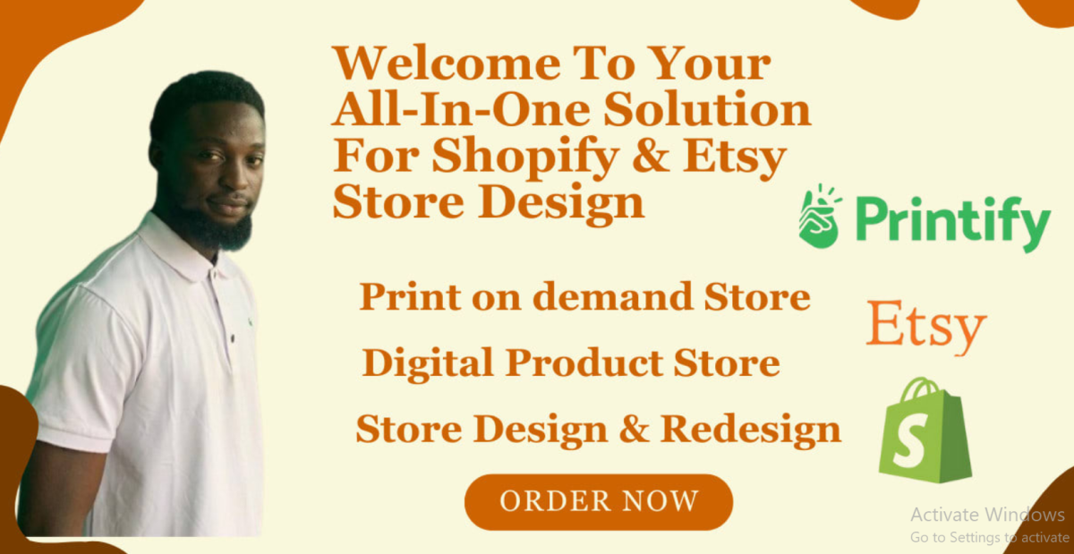 I Will Setup Etsy Store, Etsy Product Listing, Etsy SEO, and Shopify Store