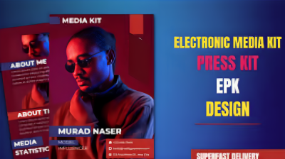 I Will Craft a Stunning Electronic Press Kit (EPK) and Media Kit for Your Brand