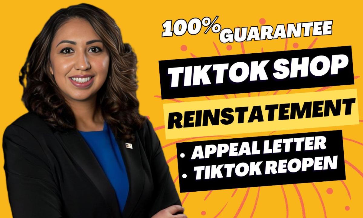 I Will Create a Compelling Appeal Letter for TikTok Suspension Removal and Reinstatement