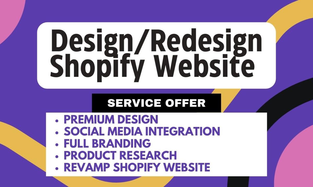 I Will Build a Shopify Dropshipping Website – Shopify Website Design