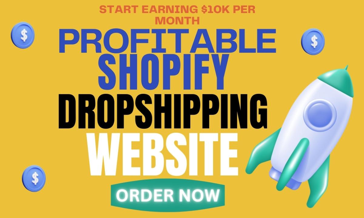 I Will Build a Successful Shopify Clothing Dropshipping Store or Website