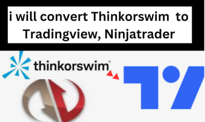 I Will Convert Thinkorswim to TradingView & NinjaTrader