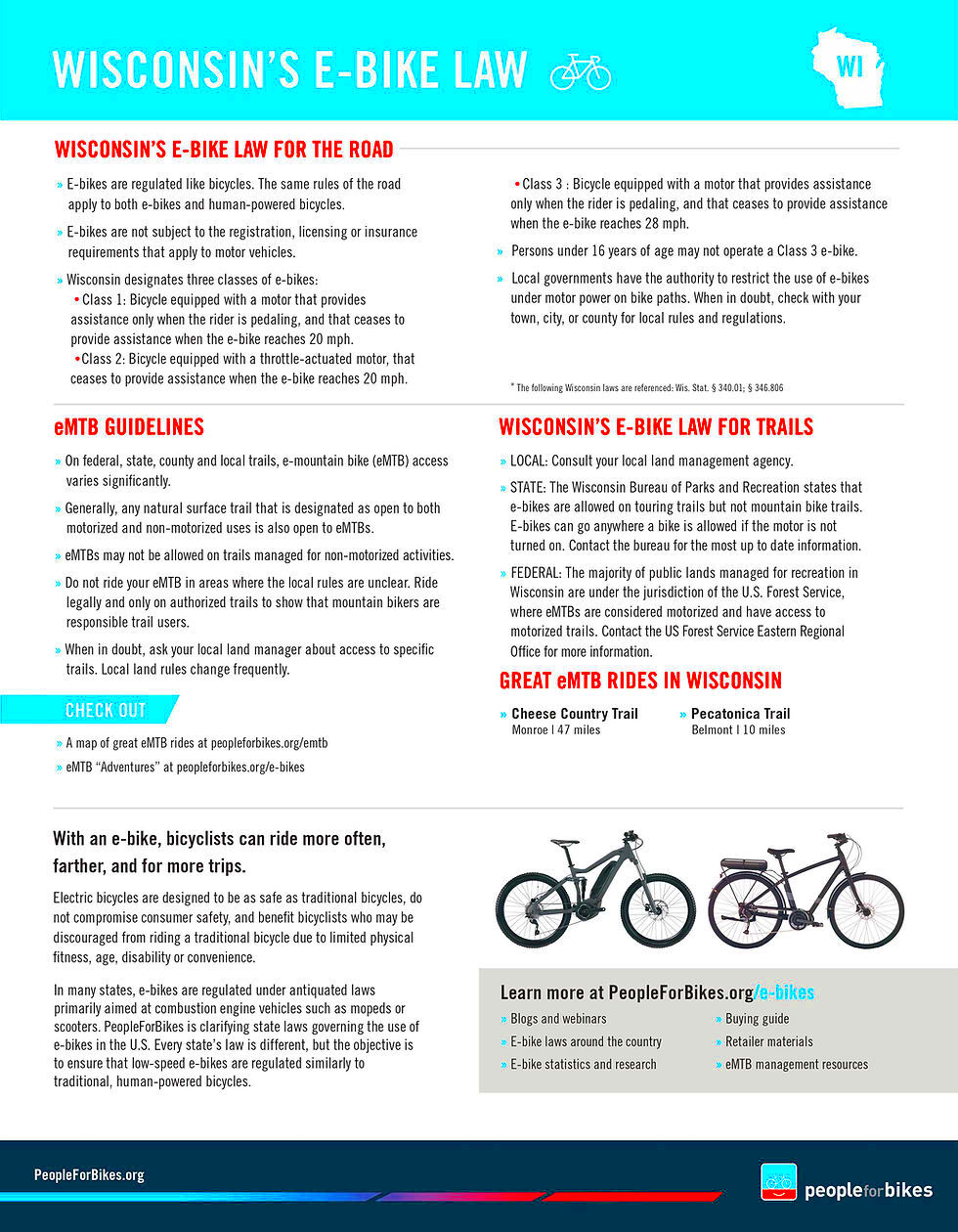 Ebike Regulations and Laws