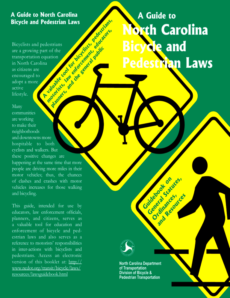 North Carolina Bicycle and Pedestrian Laws