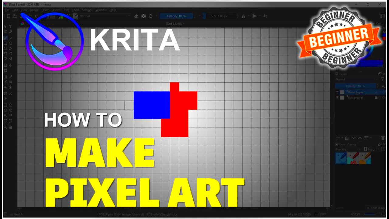 Pixel art krita tutorial  acaregister