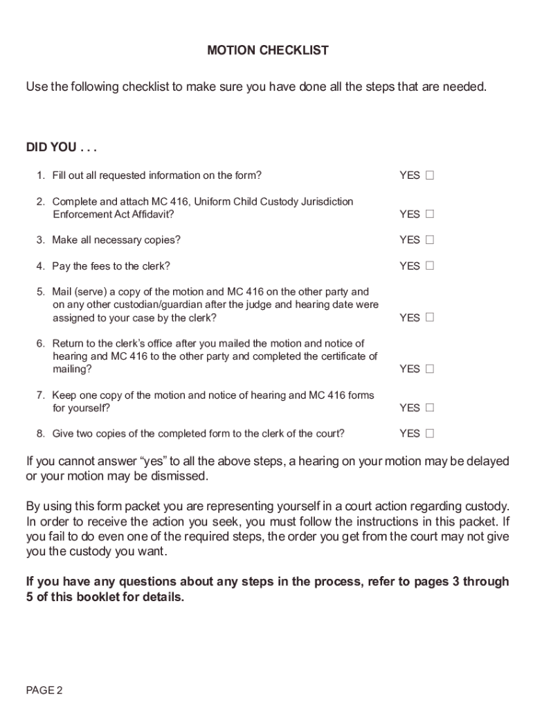 New michigan custody laws 2023 Fill out sign online DocHub