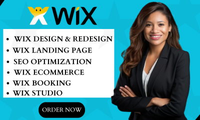 I Will Design or Redesign Your Website on Wix Editor or Wix Studio