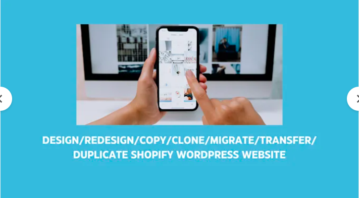 I Will Design, Redesign, Duplicate, Migrate, Clone WordPress & Shopify AI Store Sites