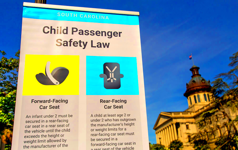 Car Seat Safety Rides to the State House Childrens Trust of South 