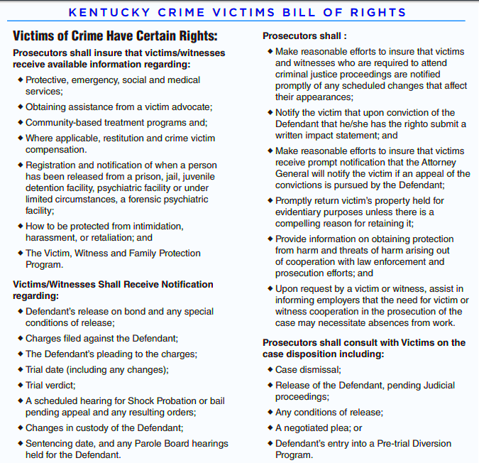 Marsys Law KY Analysis PART 2 The Current State of Crime Victims 