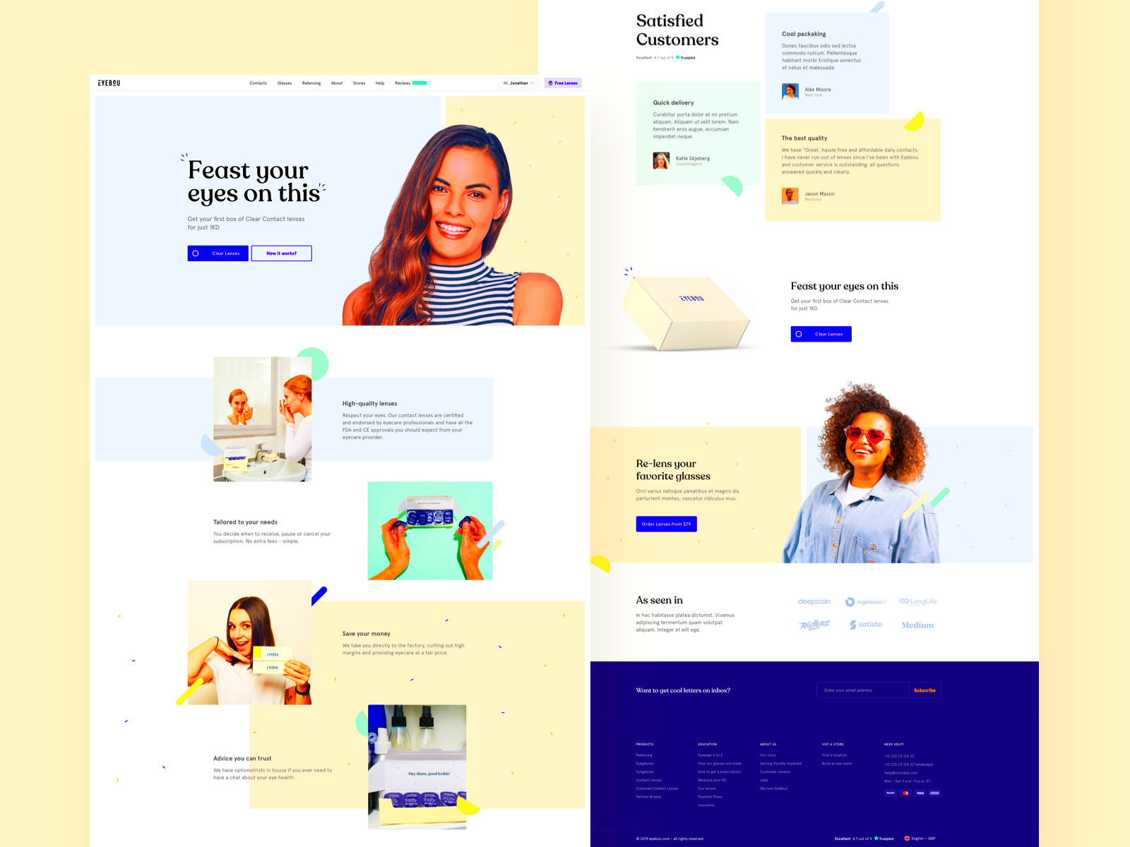 Template Behance