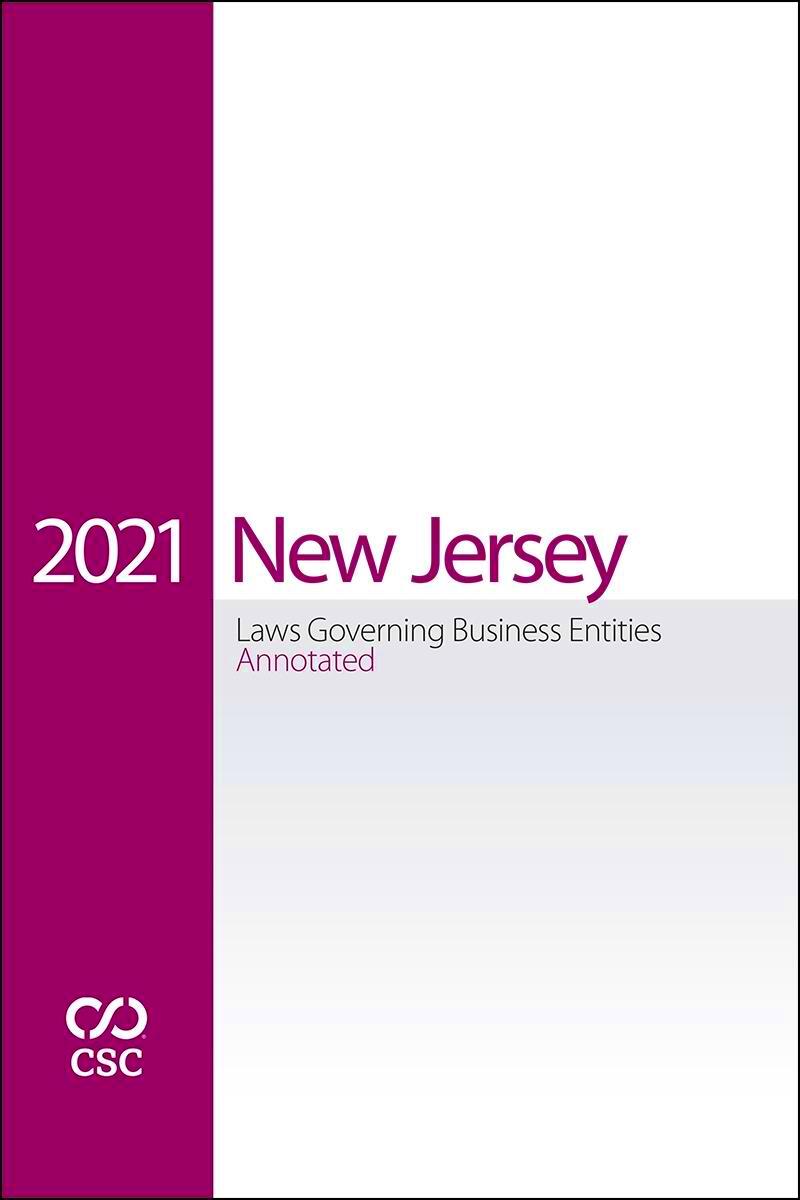 CSC New Jersey Laws Governing Business Entities Annotated ABA