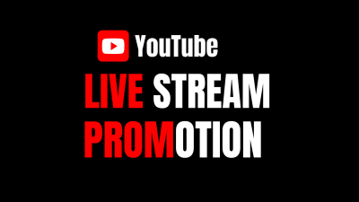 I will promote your youtube stream video live stream promotion