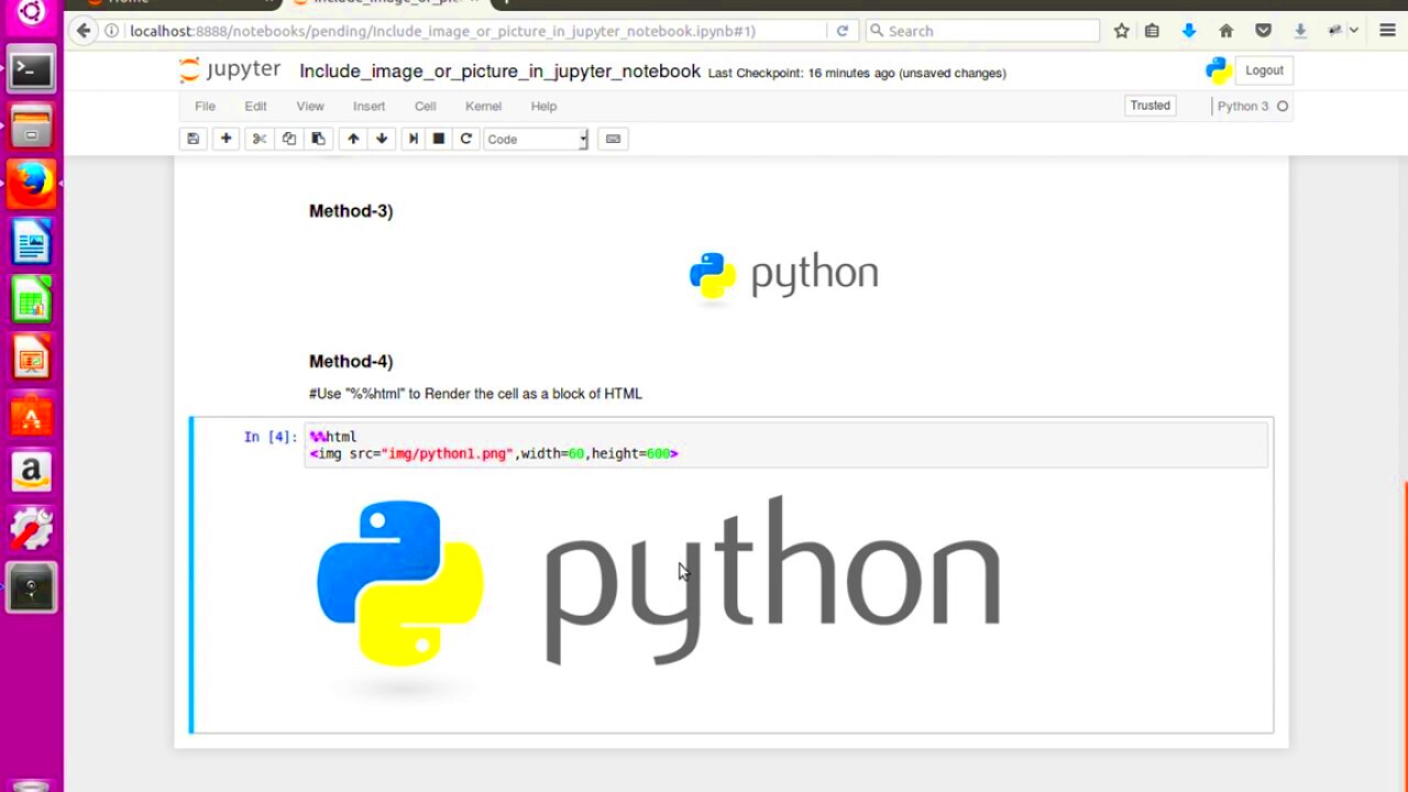 How to Include Image or Picture in Jupyter Notebook  YouTube