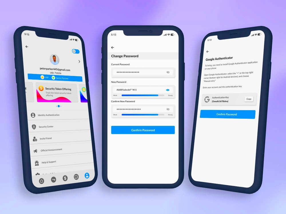Password Change Process on Behance