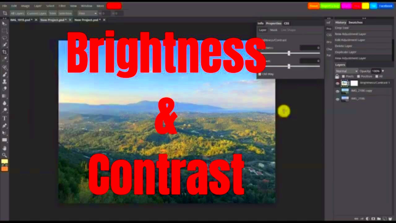 How to enhance images with Brightness and Contrast tool  Photopea 