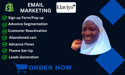 I Will Create and Automate Effective Klaviyo Email & SMS Marketing Flows for Your E-commerce Business