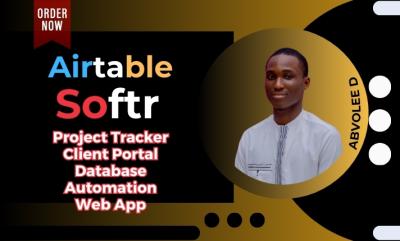 I Will Be Your Airtable Database, Airtable Automation & Airtable Integration Softr Expert