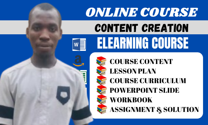 I Will Create Engaging Online Course Content, eLearning Courses, Course Curriculum, PowerPoint Presentations, and Workbooks