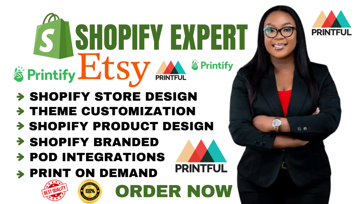 Build Your Shopify Print on Demand Website with Printful, Printify, and Etsy Integration