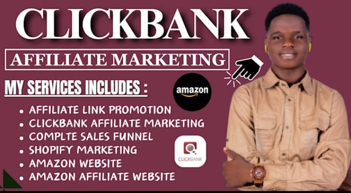 I Will Promote ClickBank Affiliate Website & Amazon Affiliate Link Promotion