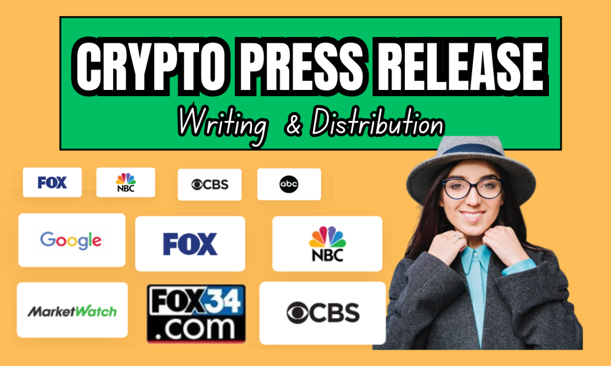 I will write and distribute crypto press release, crypto press release distribution