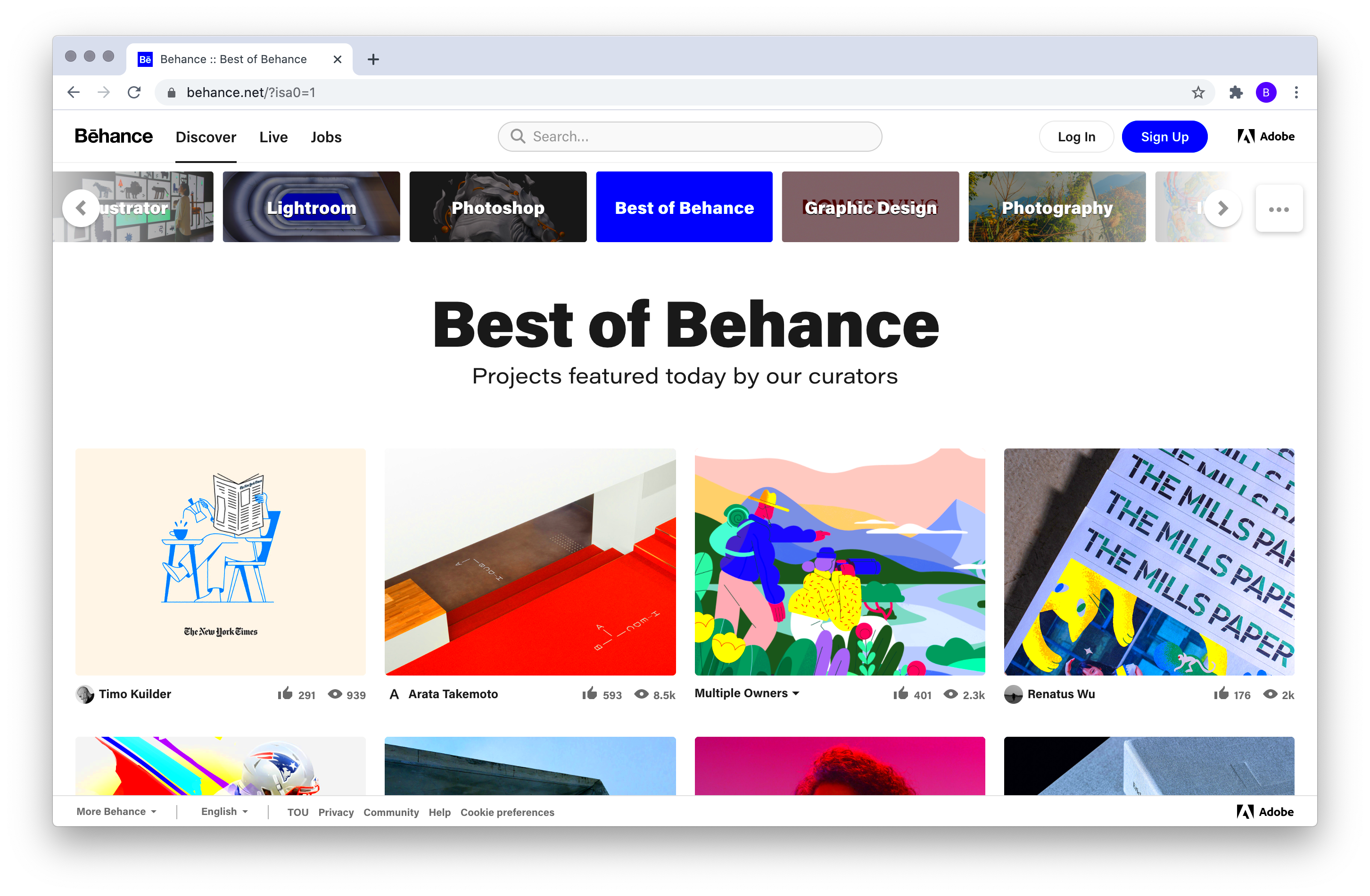 Guide Intro to Behance Behance Helpcenter