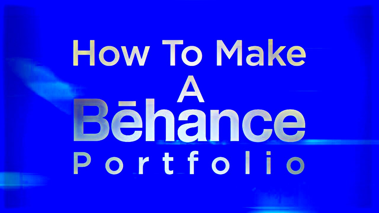 Tutorial How To Make A Behance Portfolio YouTube