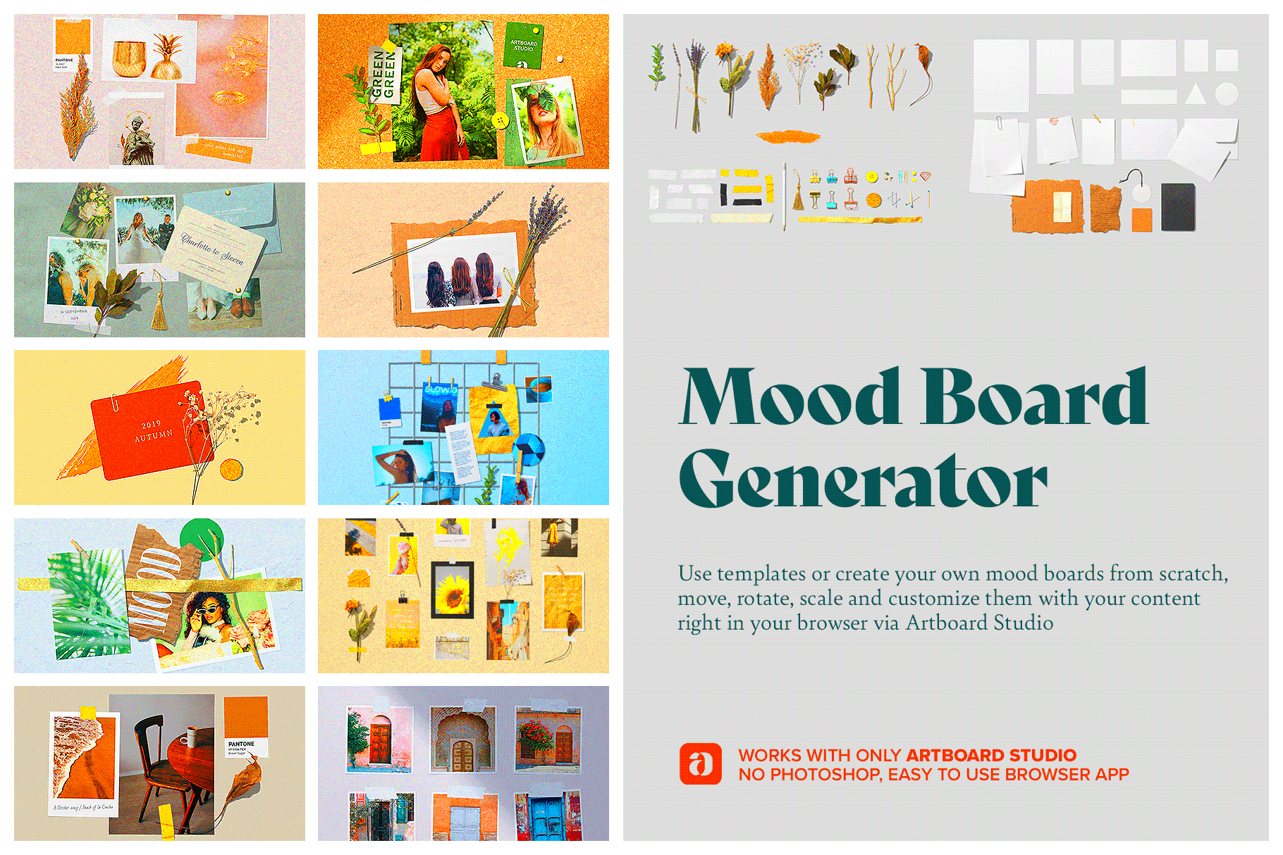 Mood Board Generator Behance