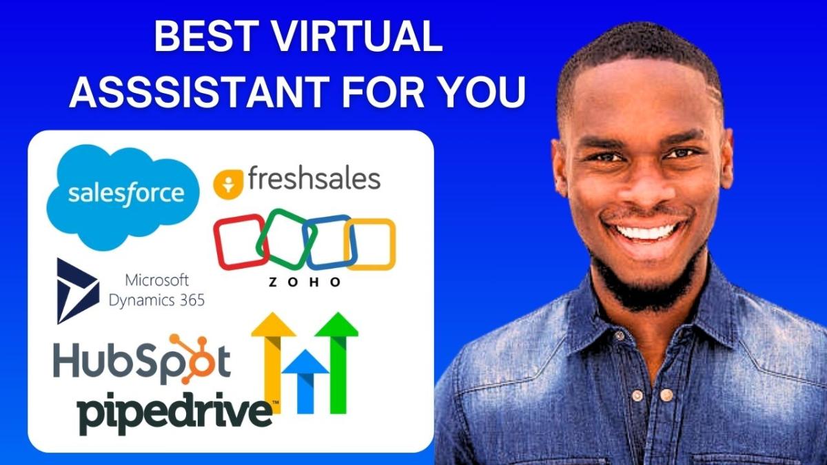 I Will Be Your Virtual Assistant for Salesforce, HubSpot, Zoho, Pipedrive, and GoHighLevel