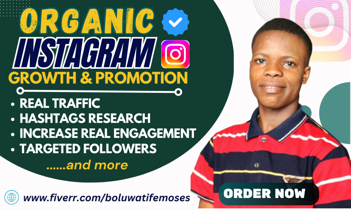 I Will Grow and Promote Your Instagram with Super Fast Organic Growth