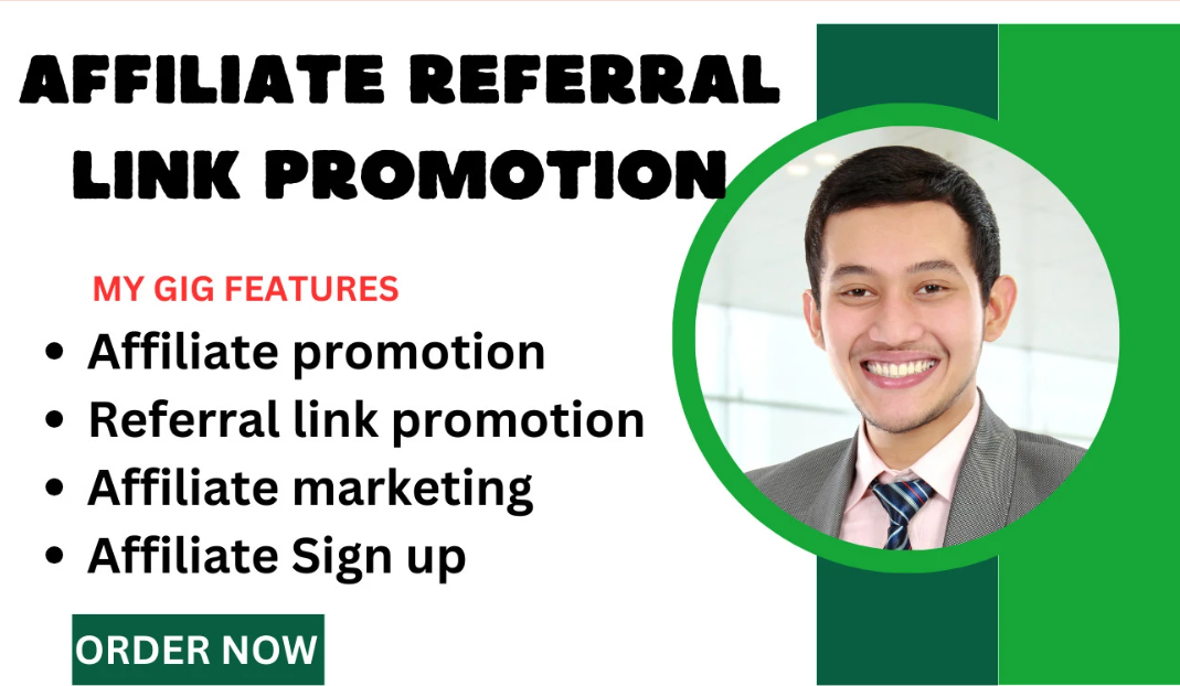 Do Affiliate Referral Link Promotion & Affiliate Link Signup