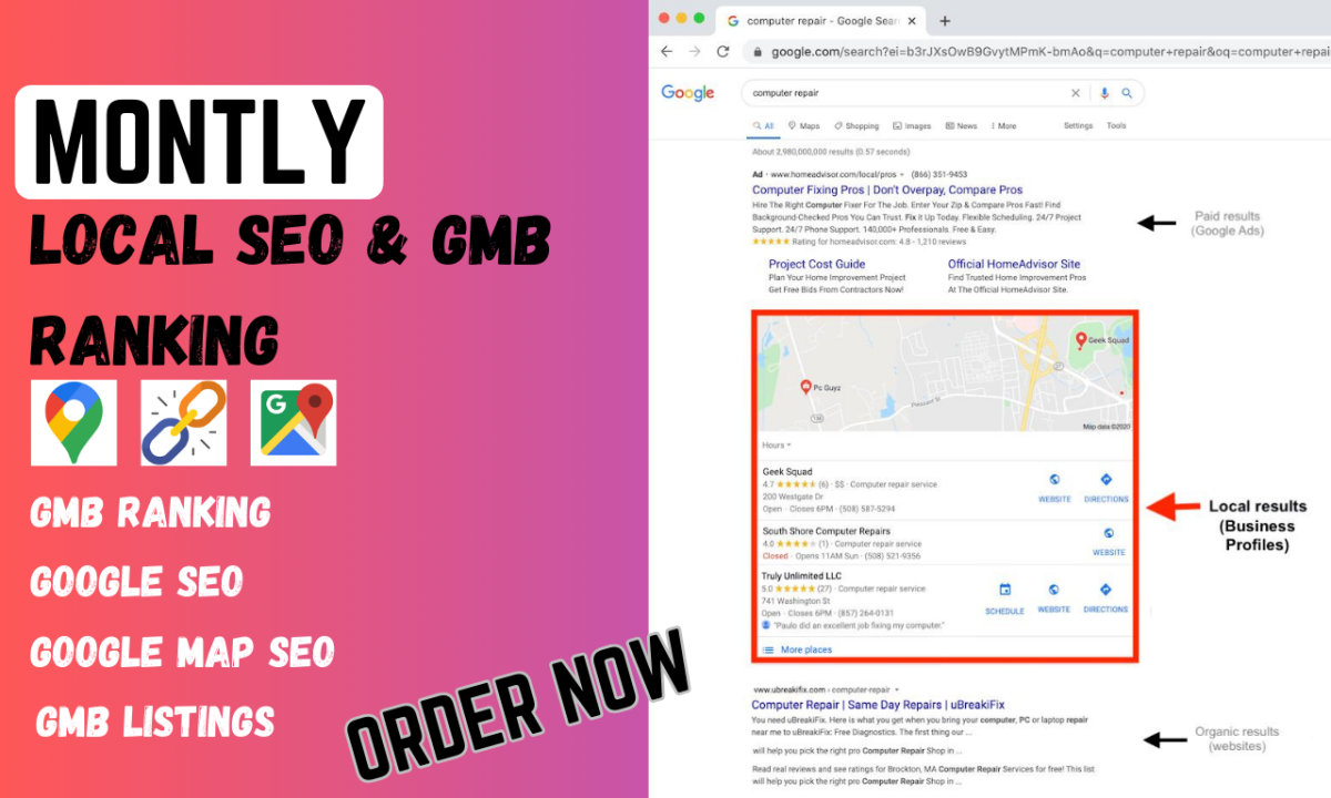 I Will Optimize Your Google My Business Listing for Local SEO & GMB Maps Ranking