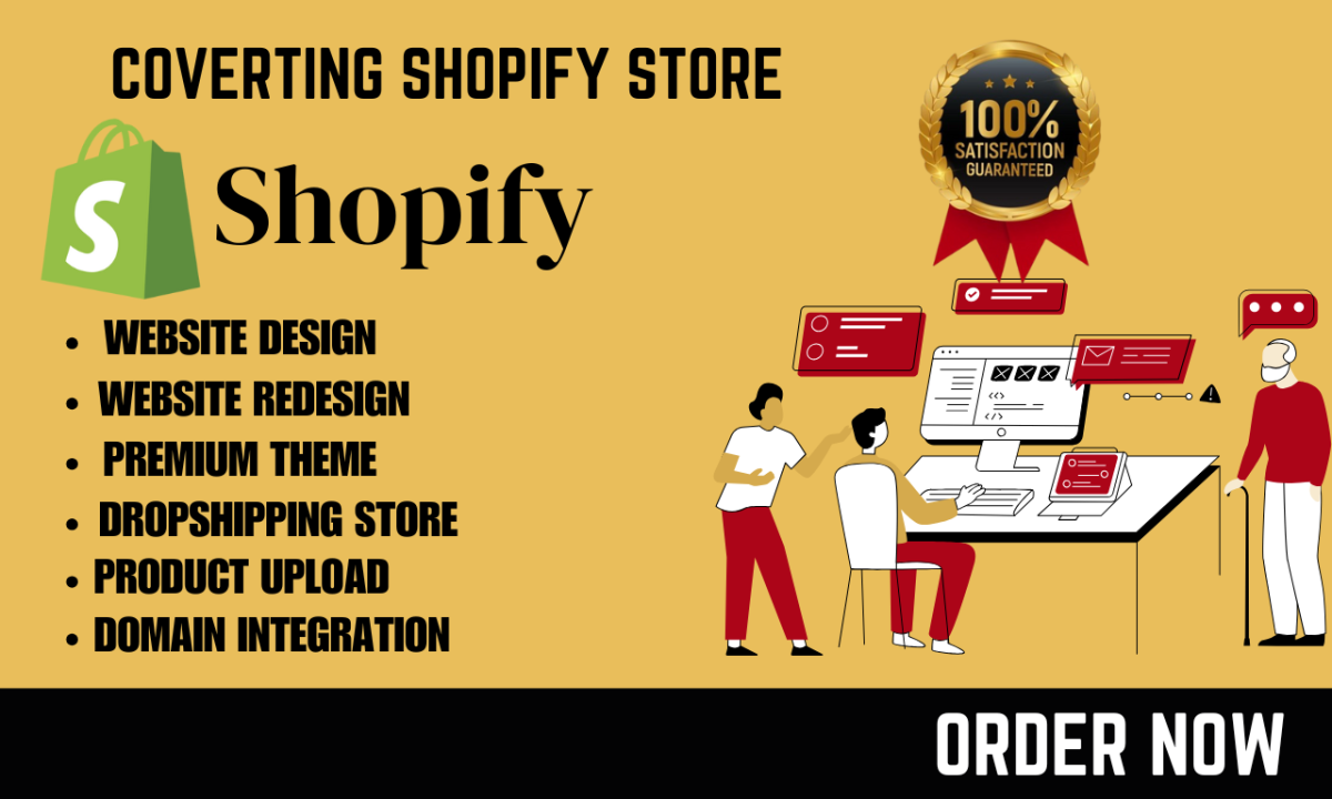 I Will Create or Redesign Your Shopify Website to Boost Online Sales