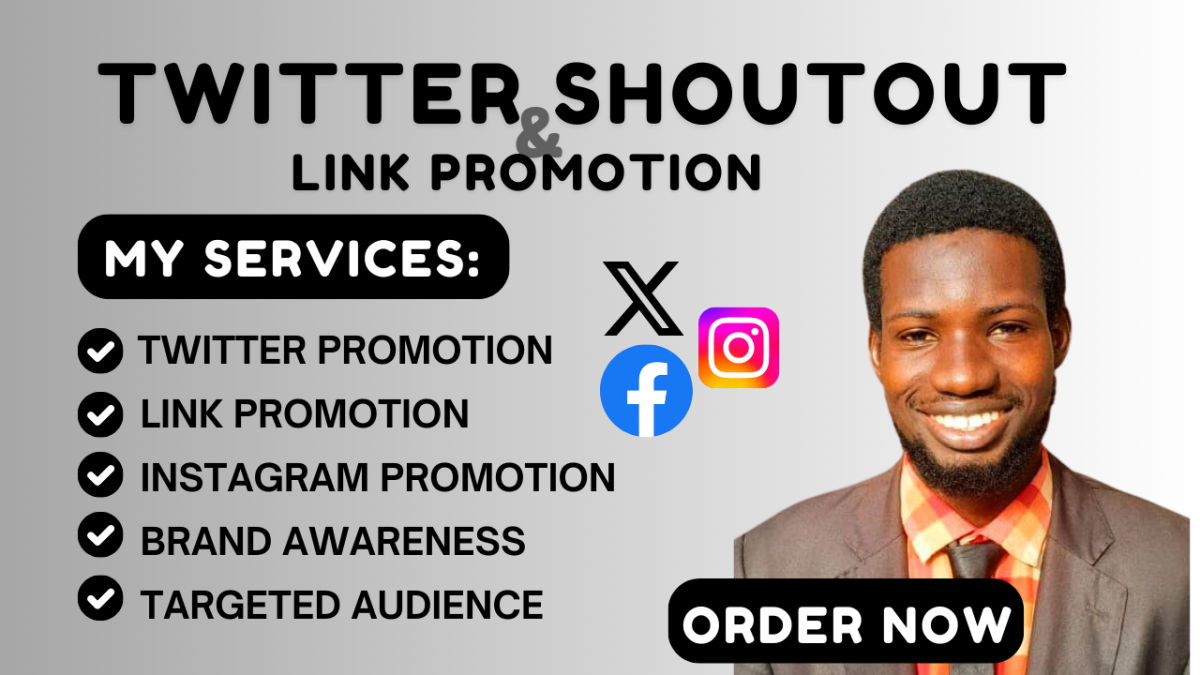 I Will Promote Your Website Link to 100M Active Audience on Twitter, Instagram, Facebook, and TikTok in the USA and UK