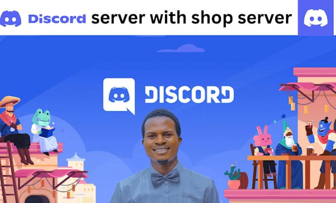 I Will Create Custom Discord Server with Shop Server or Discord Shop