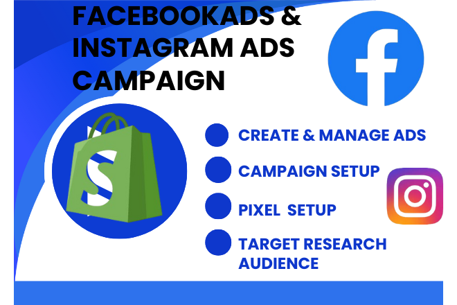 I will setup facebook ads campaign, instagram ads and social media marketing manager