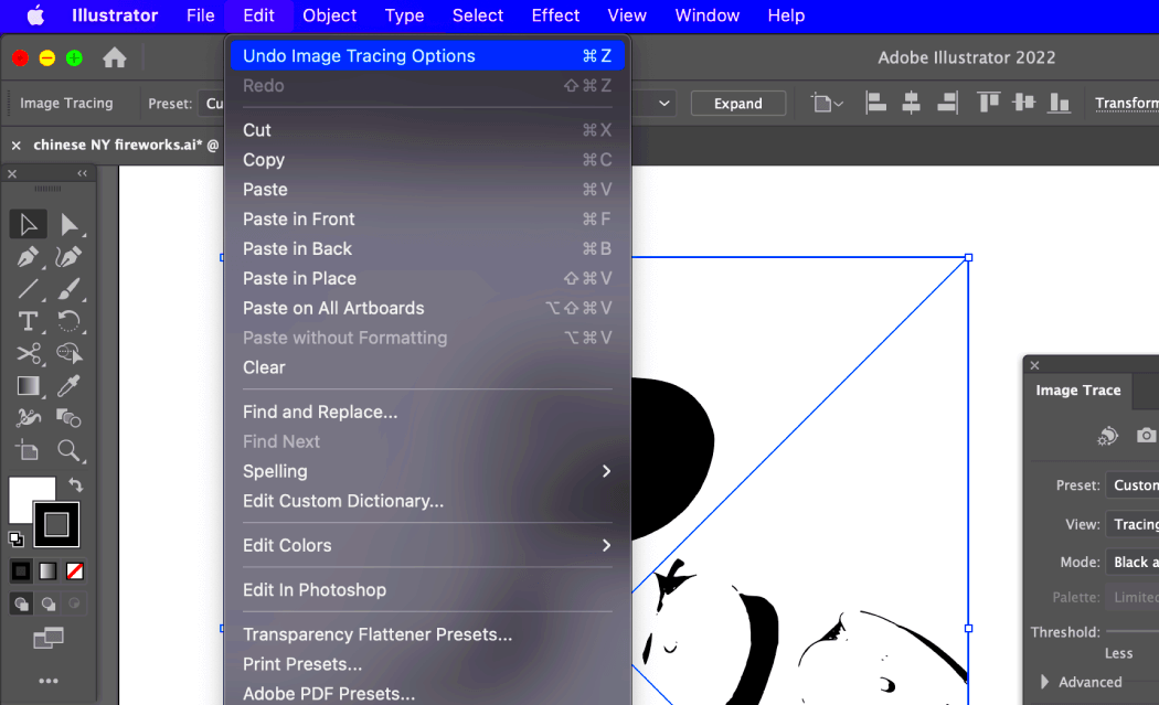 How to Trace an Image in Illustrator 2022