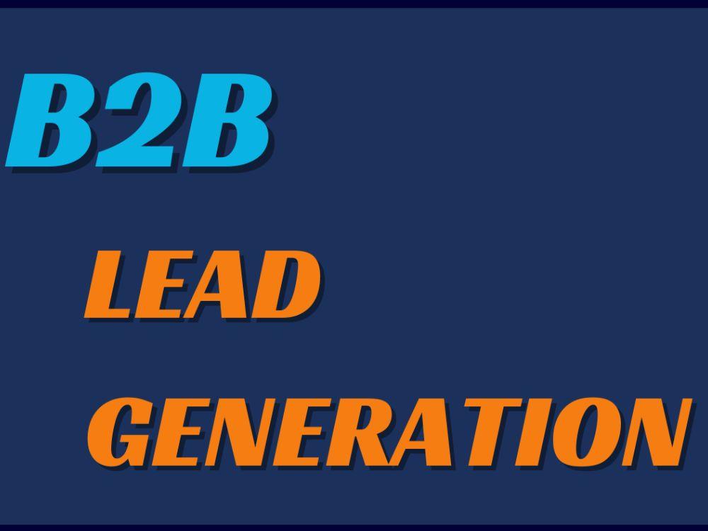 I Will Do Targeted B2B Leads Generation