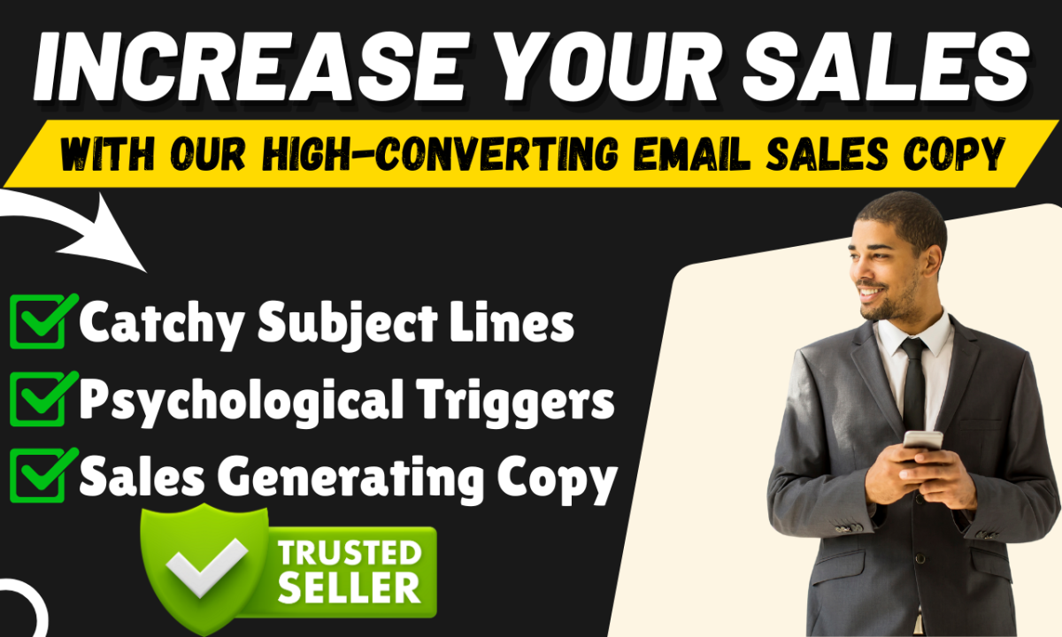 I Will Craft High-Converting Sales Email Copywriting and Email Sequences